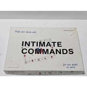 Vintage Intimate Commands Board Game Adult Command Enterprises 1985